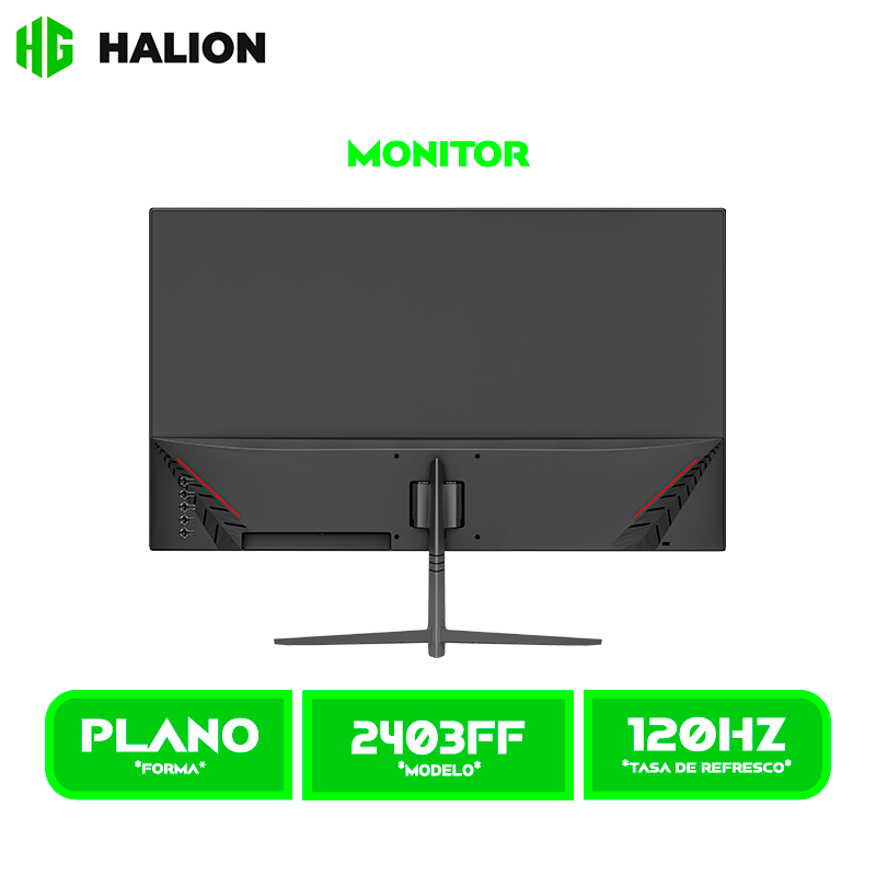 MONITOR HALION 24 HS2403FF PLANO IPS 120HZ FHD