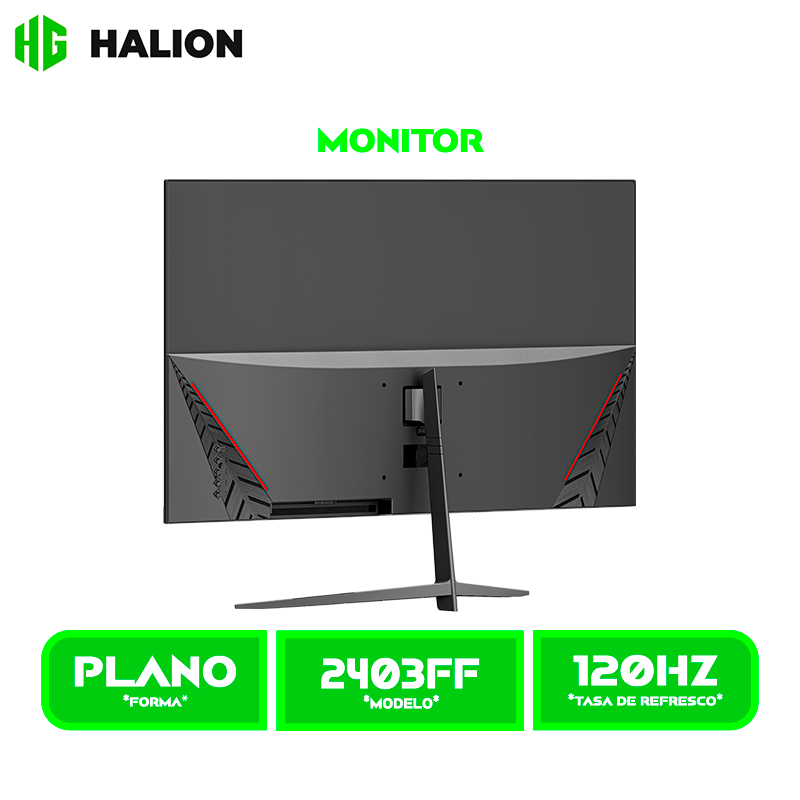 MONITOR HALION 24 HS2403FF PLANO IPS 120HZ FHD