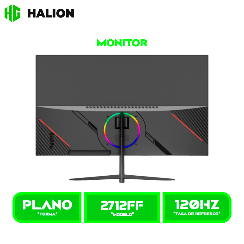 MONITOR HALION HS 2712FF, 27" IPS, FHD, 120Hz, 1ms, FreeSync