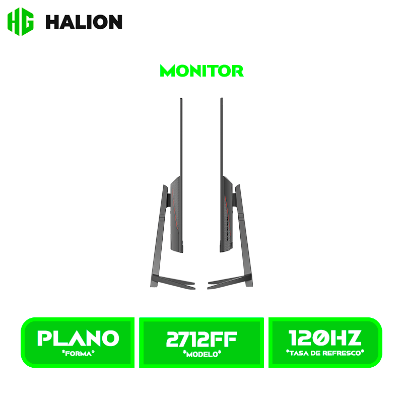 MONITOR HALION HS 2712FF, 27" IPS, FHD, 120Hz, 1ms, FreeSync