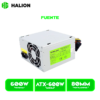 FUENTE DE PODER HALION ATX 600 WATT 24+4 PINES P8