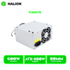 FUENTE DE PODER HALION ATX 600 WATT 24+4 PINES P8
