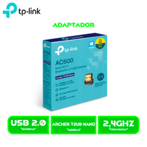 Archer T2UB Nano 1 ADAPTADOR USB WIFI TP LINK ARCHER T2UB NANO AC600 BLUETOOTH 4.2