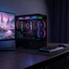 CASE MICRONICS CROSSWORTH MIC FC1002 USB 3.0, 2FAN ARGB SIN FUENTE VIDRIO TEMPLADO MID TOWER BLACK