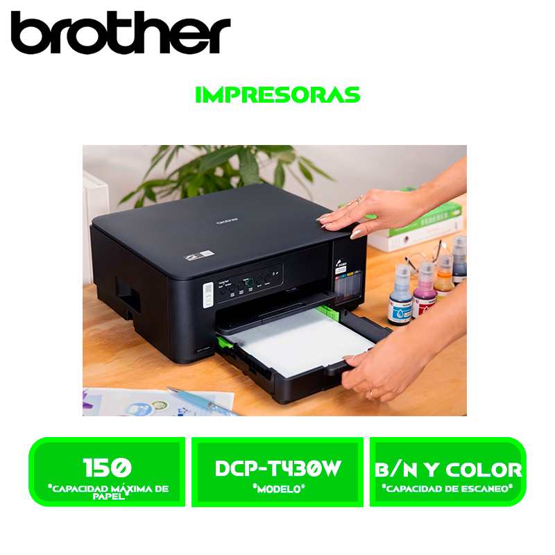 IMPRESORA MULTIFUNCIONAL BROTHER DCP-T430W WI-FI
