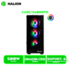 CASE GAMER HALION DRAGON CR15 500W 4X12 LED USB 2.-3.0 VIDRIO TEMPLADO BLACK