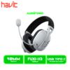 FUXI-H3 white 4 AUDIFONO HAVIT FUXI-H3 | BLUETOOTH- INALAMBRICO- USB | 7.1 | BLANCO - NEGRO