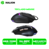 TECLADO+MOUSE HALION PEGASO MECANICO (HA-861C) RAINBOW MOUSE 7200 DPI RGB