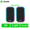 PARLANTE HALION GAMER 2.0 HA-S259 LED RGB