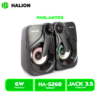 PARLANTE HALION GAMER USB 2.0 HA-S260, 7 COLORES LED