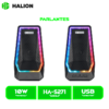 PARLANTE HALION GAMER 2.0 HA-S271 RGB, BT