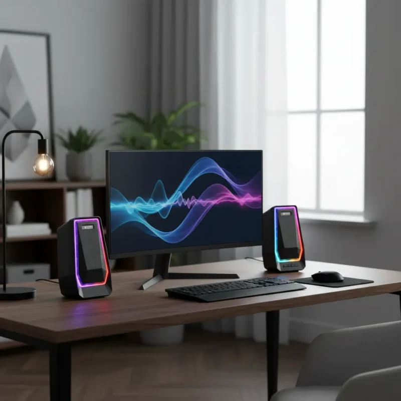 PARLANTE HALION GAMER 2.0 HA-S271 RGB, BT
