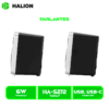 PARLANTE HALION GAMER 2.0 HA-S272 RGB, BT, CABLEADO