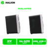 PARLANTE HALION GAMER 2.0 HA-S272 RGB, BT, CABLEADO