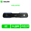PARLANTE HALION GAMER BARRA HA-SB08 LED RGB BT