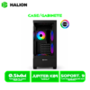CASE HALION GAMER ATX FISH TANK JUPITER K04 6XARGB  BLACK SIN FUENT