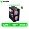 CASE HALION LUNA P25, 3 COOLER RGB, V/TEMPLADO SIN FUENTE