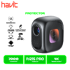 PROYECTOR HAVIT (PJ215 PRO) BLACK 1280X720 ANSI 250 LUMENES| ANDROID-TV 9.0 SOPORTA 4K SPEAKER, 150", AV, WIFI
