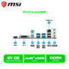 PLACA MSI A520M-A PRO, AM4 AMD DDR4 PCI 3.0, NVME M.2