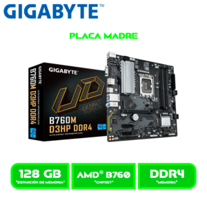 PLACA B760M D3HP 1 PLACA GIGABYTE B760M D3HP DDR4 DDR4 LGA 170