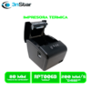IMPRESORA 3NSTAR TERMICA DIRECTA DE RECIBOS (RPT006B). 80mm INTERFAZ, USB,ETHERNET, BT, CORTADOR, VELOC 260 mm/s