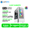 CASE ANTRYX RX 460 MESH WHITE USB 3.0 FAN X3 VIDRIO TEMPLADO (AC-RX460MW)
