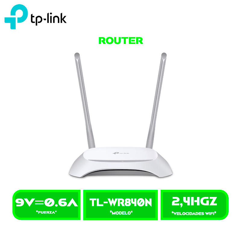 ROUTER TP-LINK TL-WR840N 300MBPS MULTIMODO
