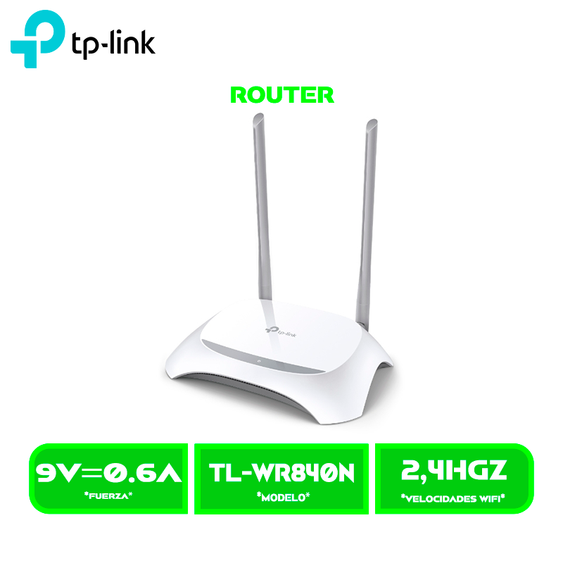 ROUTER TP-LINK TL-WR840N 300MBPS MULTIMODO