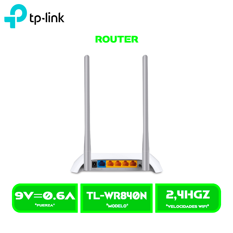 ROUTER TP-LINK TL-WR840N 300MBPS MULTIMODO