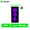 CASE GAMER HALION TORNADO E06 NEGRO, F/600W, ARGB, V/TEMPLADO