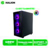CASE GAMER HALION TORNADO E06 NEGRO, F/600W, ARGB, V/TEMPLADO