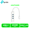 HUB TP-LINK UE330C USB A RJ45 GIGABIT + 3 PUERTOS USB 3.0 - TL-UE330C