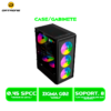 CASE GAMER DATAONE ZIGMA G02 VIDRIO TEMPLADO, S/FUENTE| 4 LED-RGB USB 3.0 BLACK