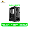 CASE GAMER DATAONE ZIGMA G02 VIDRIO TEMPLADO, S/FUENTE| 4 LED-RGB USB 3.0 BLACK