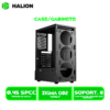 CASE GAMER HALION DATAONE ZIGMA G02 VIDRIO TEMPLADO, S/FUENTE| 4 LED-RGB USB 3.0 BLACK