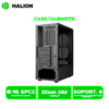 CASE GAMER HALION DATAONE ZIGMA G02 VIDRIO TEMPLADO, S/FUENTE| 4 LED-RGB USB 3.0 BLACK