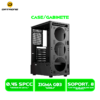 ZIGMA G03 4 CASE GAMER DATAONE ZIGMA G03 MALLA VIDRIO TEMPLADO, S/FUENTE| 4 LED-RGB USB 3.0 BLACK