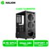 CASE GAMER HALION DATAONE ZIGMA G03 MALLA VIDRIO TEMPLADO, S/FUENTE| 4 LED-RGB USB 3.0 BLACK
