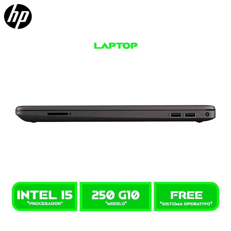 LAPTOP HP 250 G10 CORE I5-1334U, 8GB, SSD512GB, 15.6 FHD FREE,(9E4Y4LT)