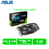 TARJETA DE VIDEO ASUS GEFORCE RTX 3050 6GB GDDR6 96BITS DUAL OC EDITION (DUAL-RTX3050-O6G)