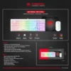KIT TECLADO MECANICO+MOUSE GAMER+PAD GAMER CYBERTEL STRIKER CBX GT1802W USB CABLEADO WHITE