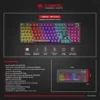 TECLADO CYBERTEL STRIKER CBX K1005 RAINBOW GAMING MECANICO 96KEYS USB