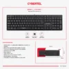 TECLADO CYBERTEL EBONY+ -CYB K105+ USB