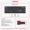 TECLADO MULTIMEDIA CYBERTEL HAMILTON CYB K219 USB