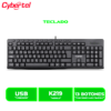 TECLADO MULTIMEDIA CYBERTEL HAMILTON CYB K219 USB