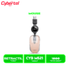 MOUSE CYBERTEL SPUTNIK RUBER NUDE CYB M204S USB RETRACTIL
