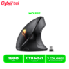 MOUSE CYBERTEL DIAMOND 3 (CYB M521) VERTICAL, BT, WIFI, RECARGABLE