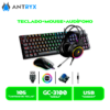 KIT GAMING AUDIFONO+TECLADO+MOUSE ANTRYX GC-3100 X3 BLACK, BLUE SWITCH (AGC-3100X3KBL-SP)