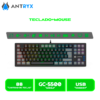 TECLADO+MOUSE MECANICO ANTRYX GC-5500, RED SWITCH (AGC-5500KRE-SP)