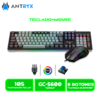 TECLADO+MOUSE MECANICO ANTRYX GC-5600,BLUE SWITCH (AGC-5600KBL-SP)
